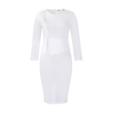 Women's Fall/Winter Chic Elegant Office African Dress
