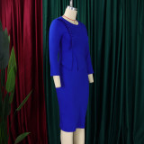 Women's Fall/Winter Chic Elegant Office African Dress