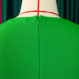 Women's Fall/Winter Chic Elegant Office African Dress