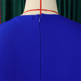 Women's Fall/Winter Chic Elegant Office African Dress