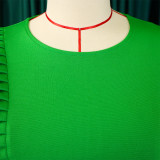 Women's Fall/Winter Chic Elegant Office African Dress