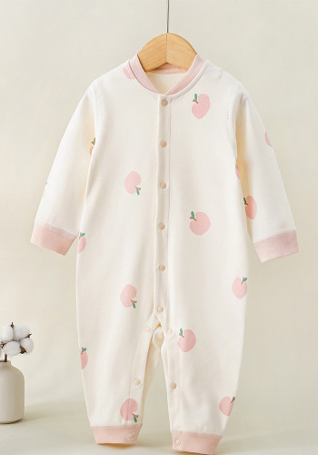 Baby cotton printed long sleeve Romper