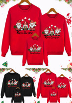 Merry Christmas Family wear Santa Claus printed long sleeve Top
