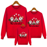 Merry Christmas Family wear Santa Claus printed long sleeve Top