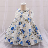 Girl printed princess dress