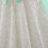 Girl flower girl princess dress