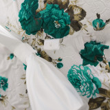 Girl printed princess dress