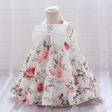 Girl printed princess dress