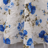 Girl printed princess dress