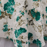 Girl printed princess dress