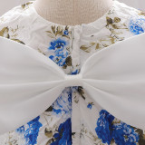 Girl printed princess dress