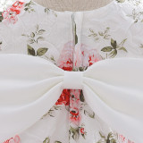 Girl printed princess dress