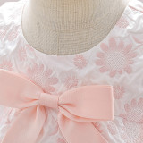 Girl flower girl princess dress