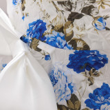 Girl printed princess dress