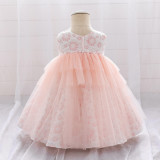 Girl flower girl princess dress