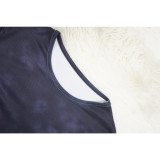 Women Sexy Ribbed Long Sleeve Top and Pant Two-piece Set