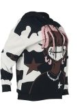 Women Casual Printed Long Sleeve Hoodies