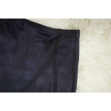 Women Sexy Ribbed Long Sleeve Top and Pant Two-piece Set