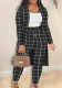 Women Printed Jacket and Trousers Three-Piece