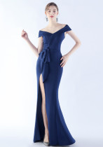Women Off Shoulder Maxi Evening Dress Women Off Shoulder Maxi Evening Dress