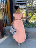 Women Off Shoulder Top and Skirt two-piece set