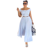 Women Off Shoulder Top and Skirt two-piece set