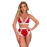 Christmas Women Uniform Temptation Cosplay Sexy Lingerie Set