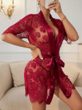 Women Lace Dress Sexy Lingerie Set