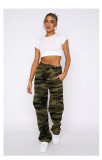 Trendy Denim Pants Women's Loose Street Camouflage Cargo Pants