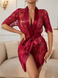 Women Lace Dress Sexy Lingerie Set
