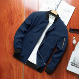Men's Casual Zip Stand Collar Jacket