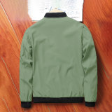 Men's Casual Zip Stand Collar Jacket