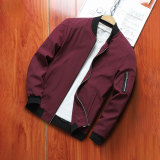 Men's Casual Zip Stand Collar Jacket