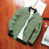 Men's Casual Zip Stand Collar Jacket