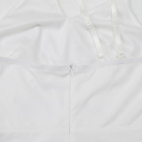 Women's Style Fashionable Solid Color Jumpsuit Slim One Shoulder One Piece Wide Leg Pants