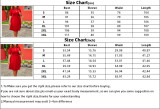 Women's Autumn And Winter African Chic Solid Color Button Pleateddress