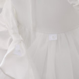 Girl Puff Sleeve Princess Dress