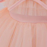 Girl Puff Sleeve Princess Dress