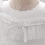 Girl Puff Sleeve Princess Dress