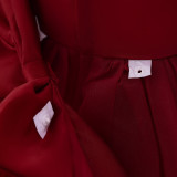 Girl Puff Sleeve Princess Dress