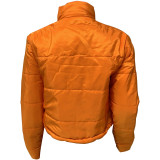 Women Winter Casual Solid Padded Jacket