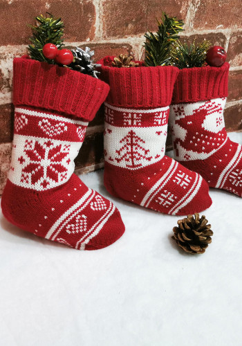 Christmas knitting yarn candy Christmas stockings
