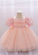 Girl Puff Sleeve Princess Dress