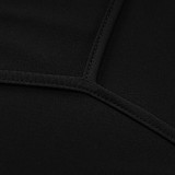 Women's Autumn And Winter Fashionable Sexy Slim Fit Low Back Solid Color Bodycon Dress