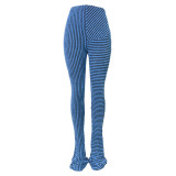 Women's Clothes Furry Texture High Stretch Fashion Casual Versatile Slim Pants