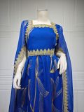 Muslim Abaya Embroidered Abai Women Indonesian Dress