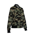 Fashion Women's Long Sleeve Camouflage Jacket