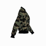 Fashion Women's Long Sleeve Camouflage Jacket