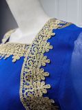 Muslim Abaya Embroidered Abai Women Indonesian Dress