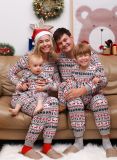 Christmas Family Wear Loungewear Pajama Two-piece Set